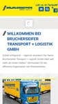 Mobile Screenshot of brucherseifer-sped.de